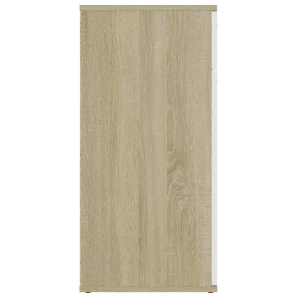 Dressoir 80x36x75 cm bewerkt hout