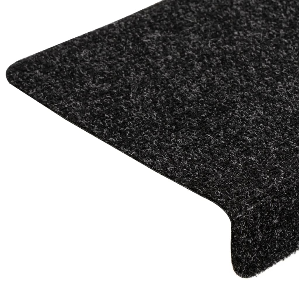 Tapis d'escalier 5 pcs 65x21x4 cm feutre aiguilleté