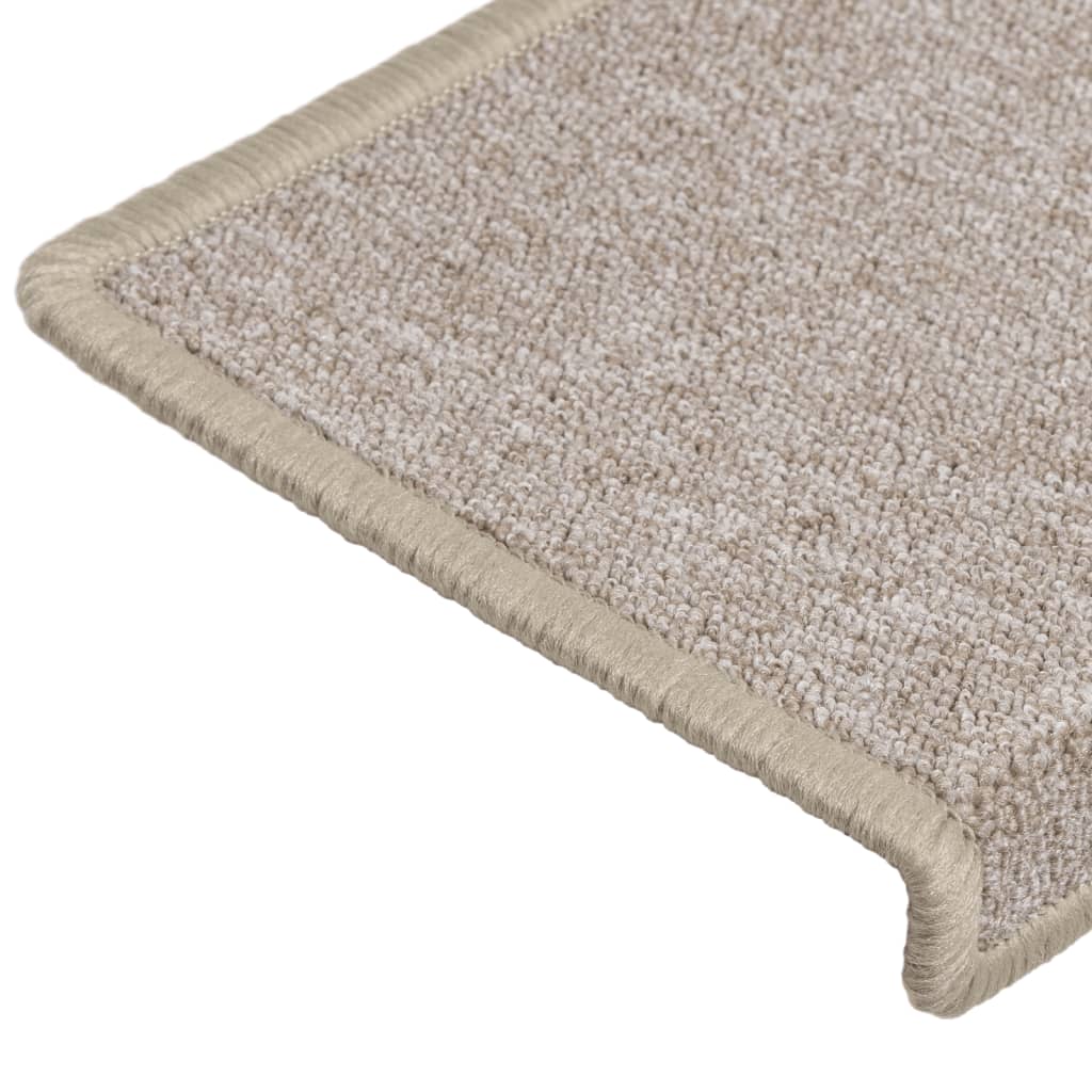 Tapis d'escalier 15 pcs 65x21x4 cm