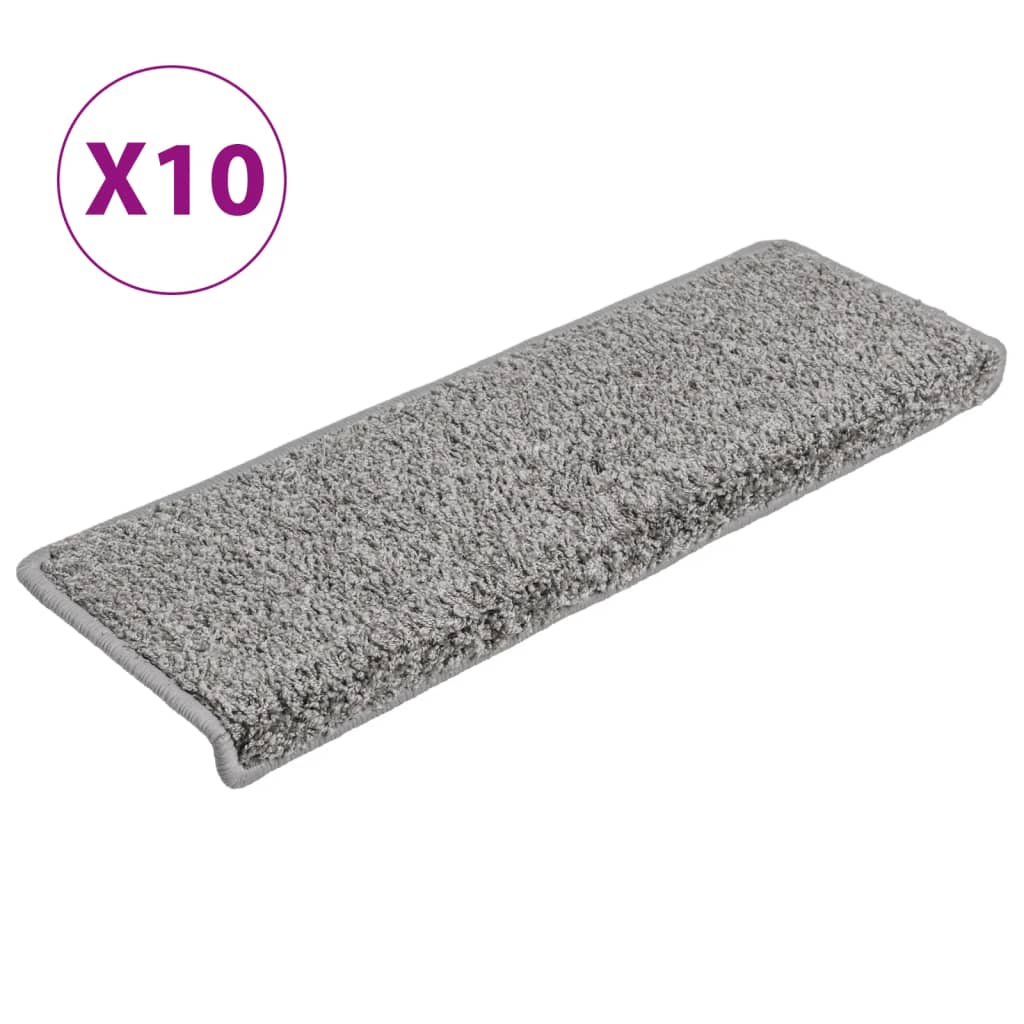 Tapis d'escalier 15 pcs 65x21x4 cm doré