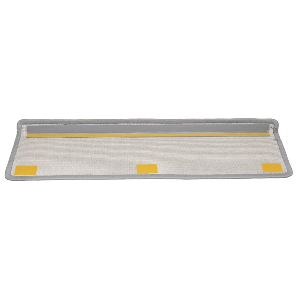 Tapis d'escalier 15 pcs 65x21x4 cm doré