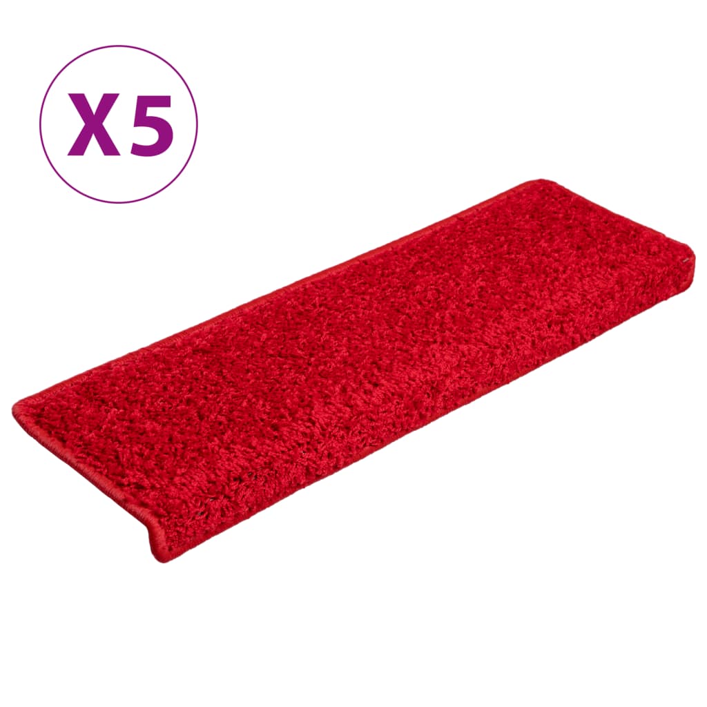 Tapis d'escalier 15 pcs 65x21x4 cm doré