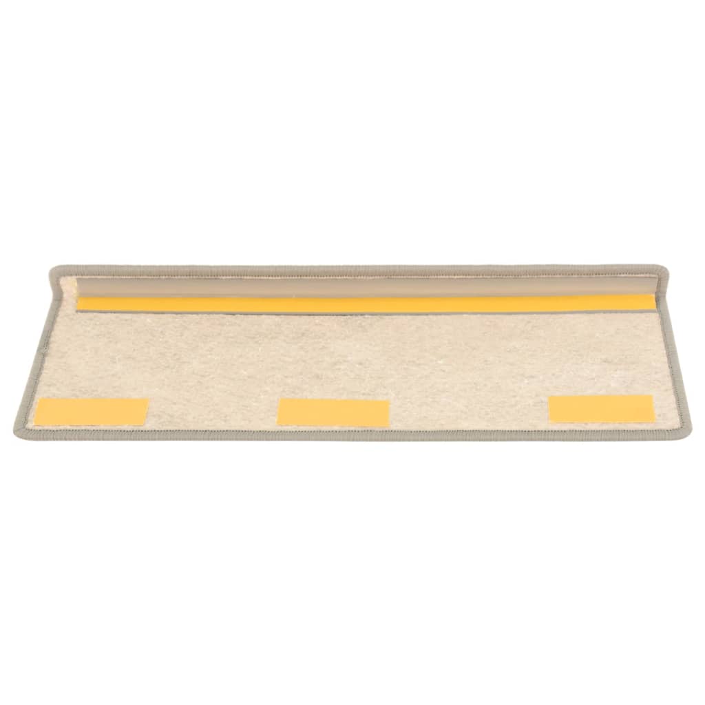 Trapmatten zelfklevend 15 st sisal-look 65x21x4 cm