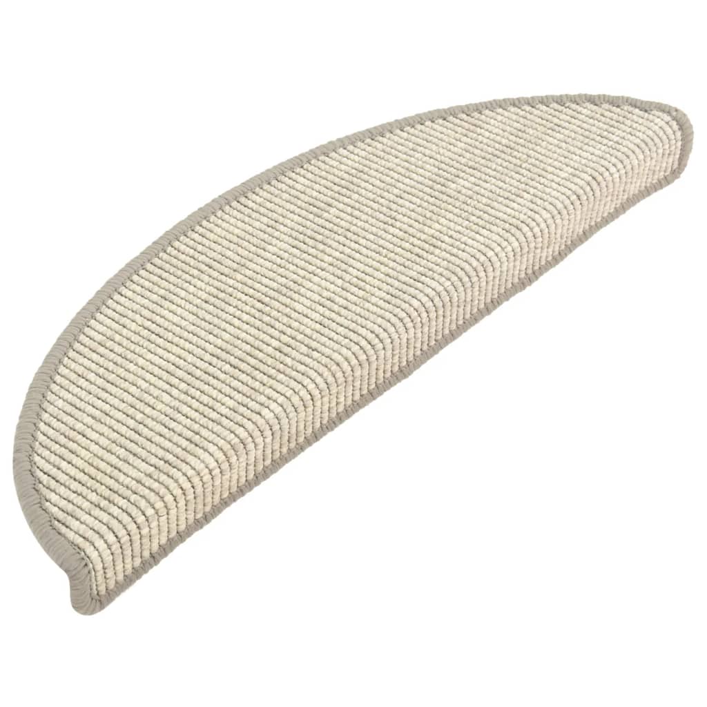 Tapis d'escalier autocollants 15 pcs 56x17x3 cm