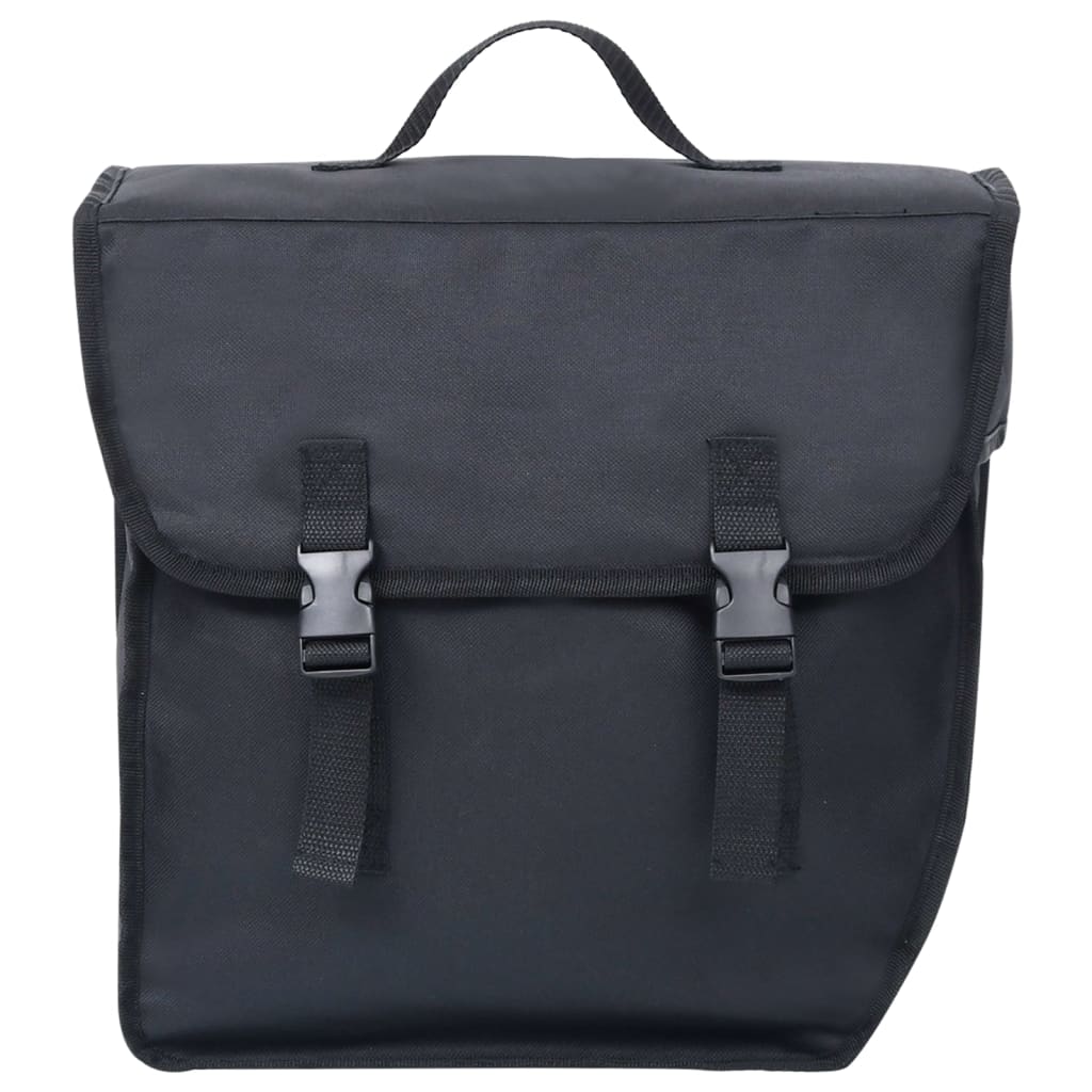 Sacoche de vélo pour porte-bagages simple étanche 21 L noir