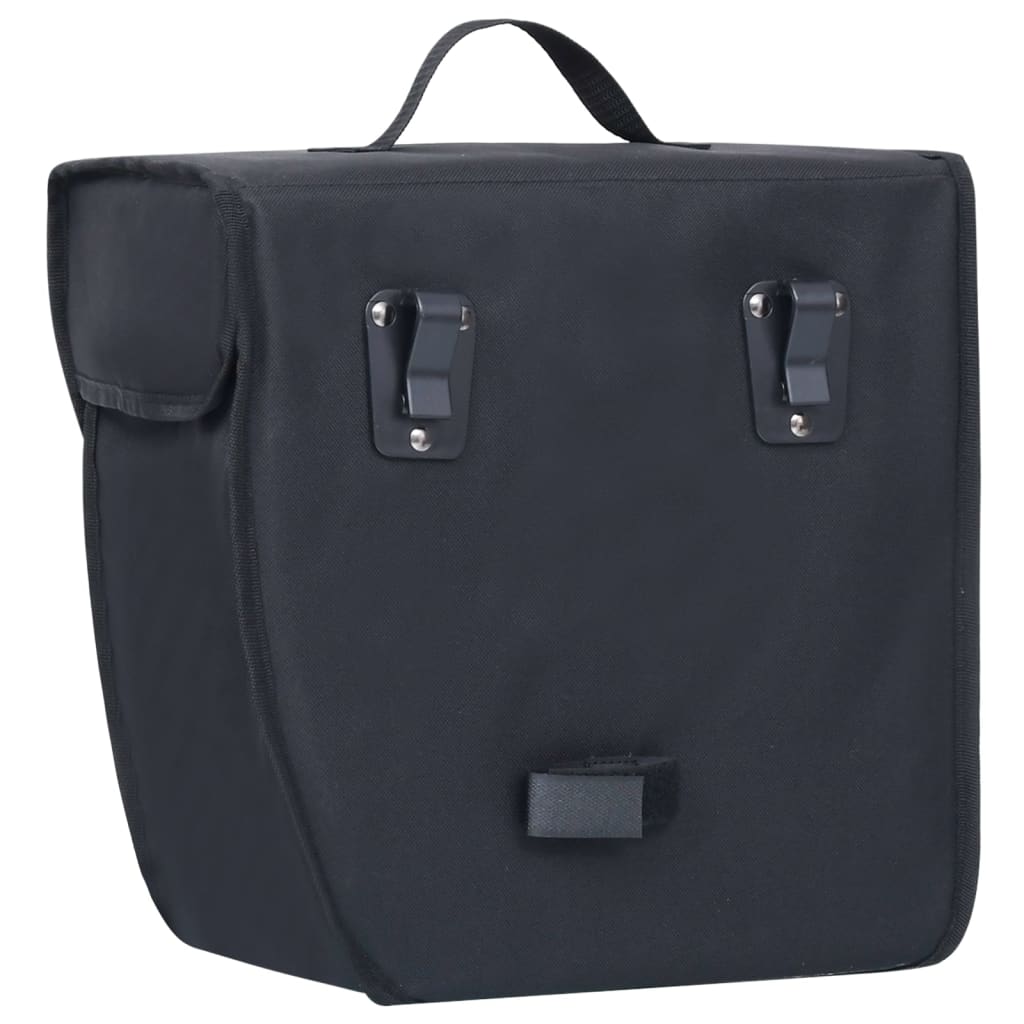 Sacoche de vélo pour porte-bagages simple étanche 21 L noir