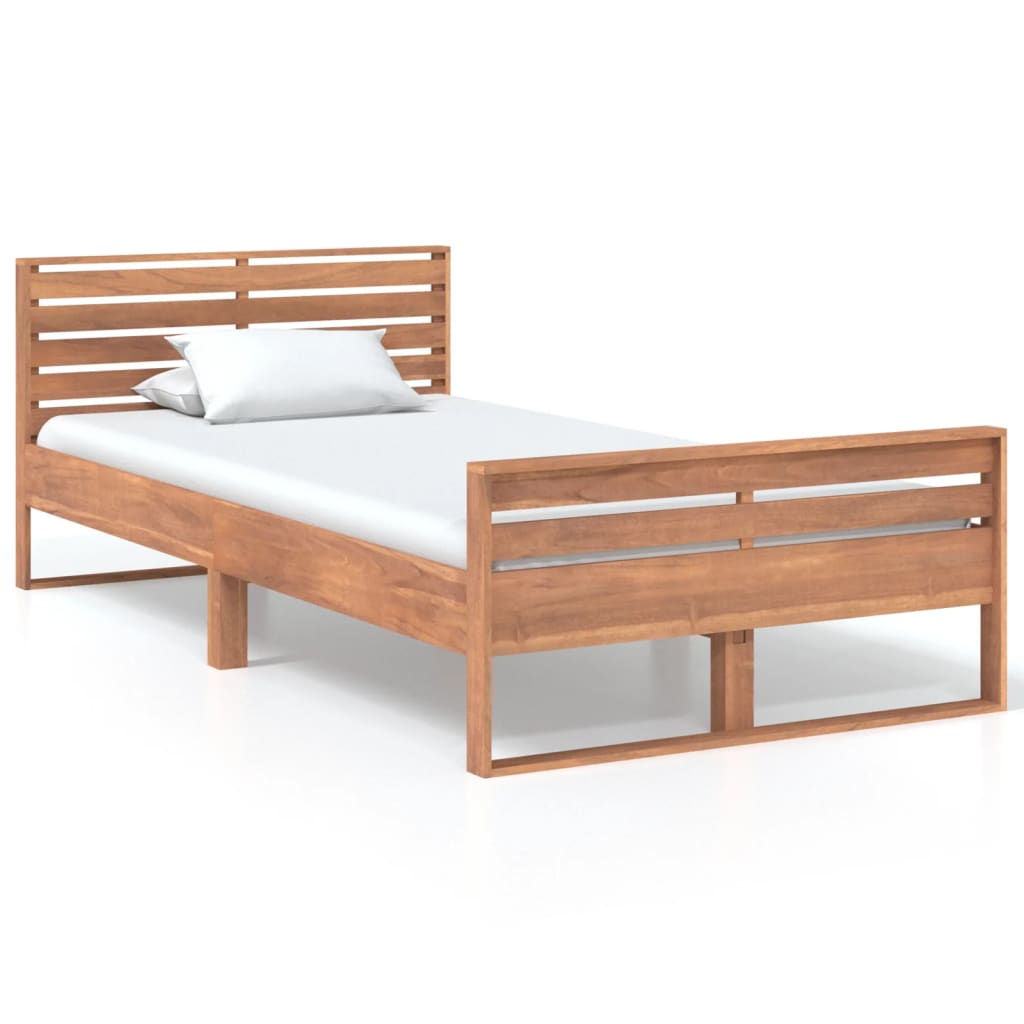 Bedframe massief teakhout 160x200 cm