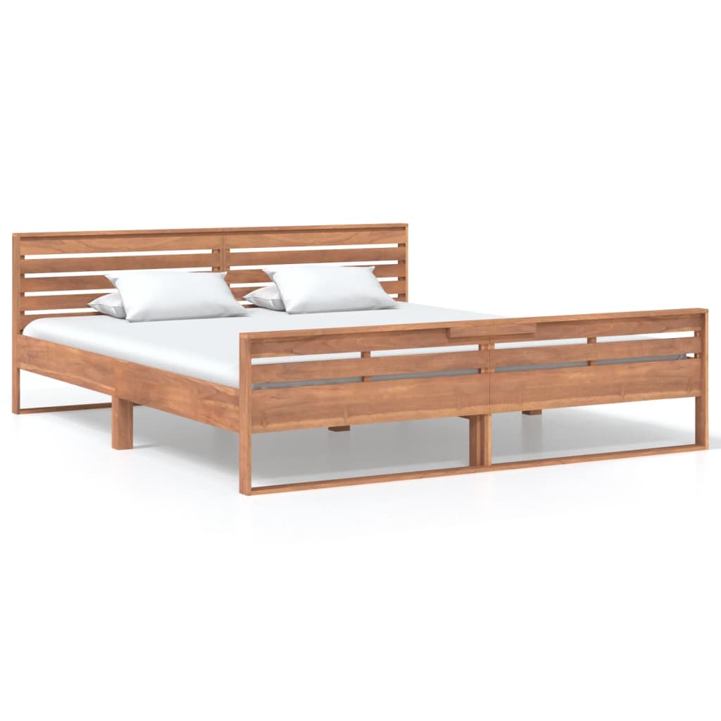 Bedframe massief teakhout 160x200 cm