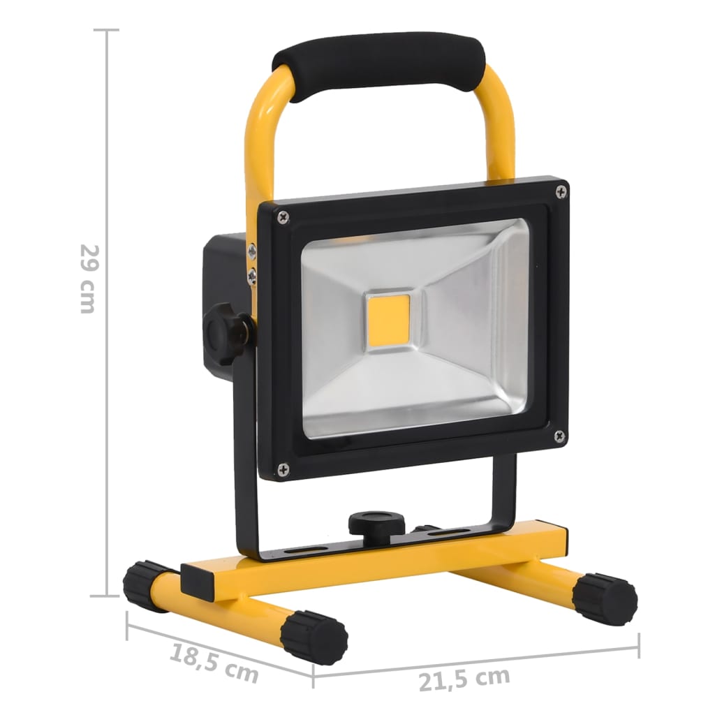 Spotlight met handvat oplaadbaar LED 30 W