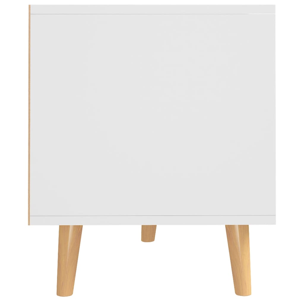 Meuble TV 90x40x48,5 cm ouvré en bois couleur chêne