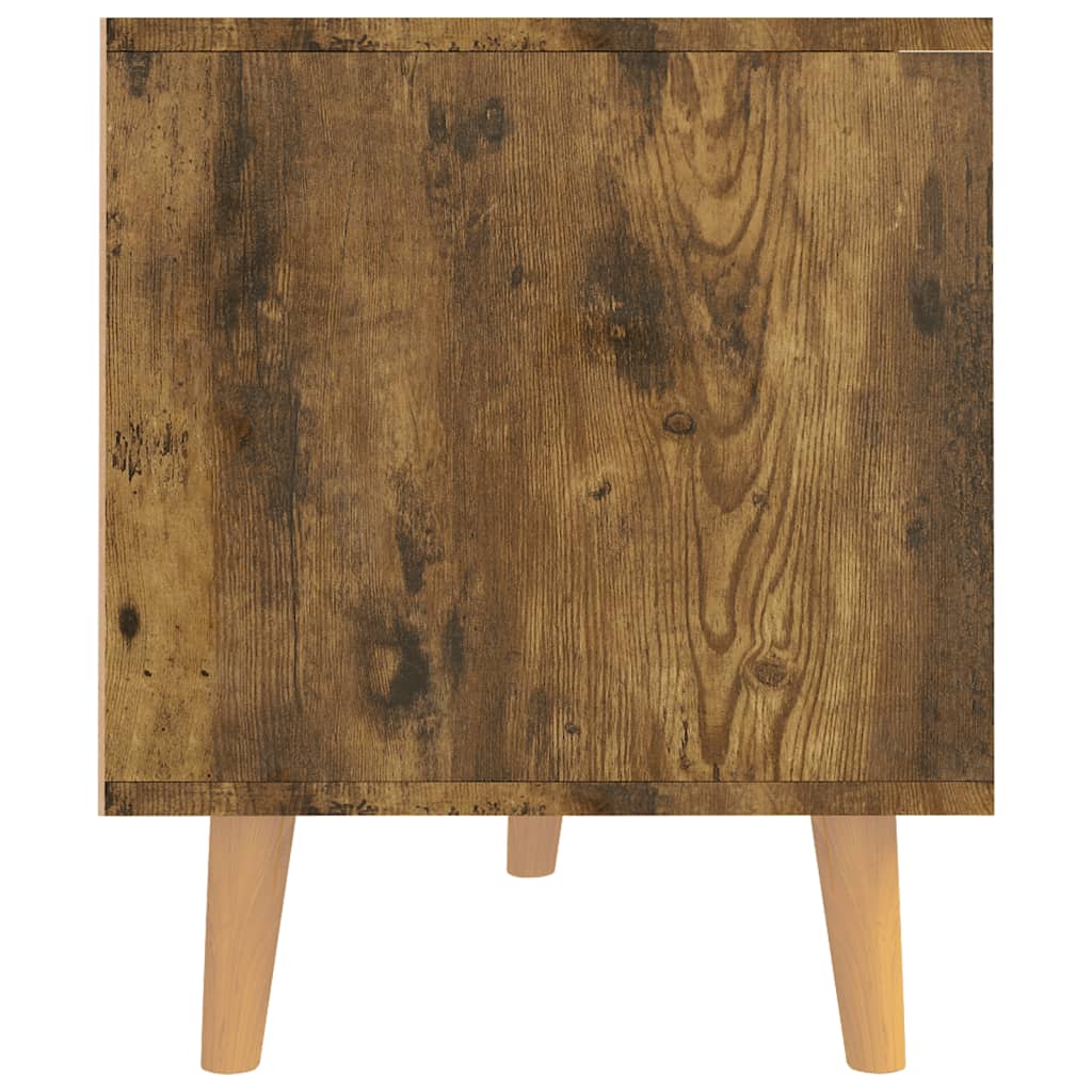 Meuble TV 90x40x48,5 cm ouvré en bois couleur chêne