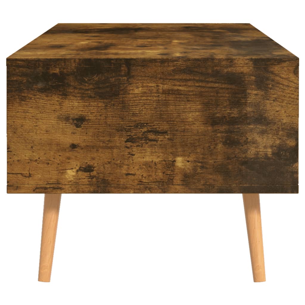 Table basse 100x49,5x43 cm en bois travaillé