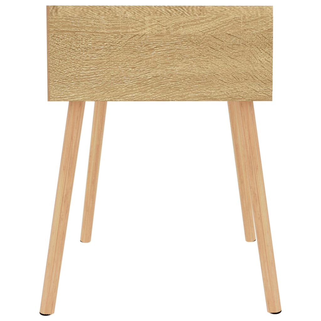 Table de chevet 40x40x56 cm en bois travaillé