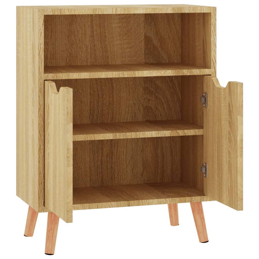 Dressoir 60x30x72 cm bewerkt hout