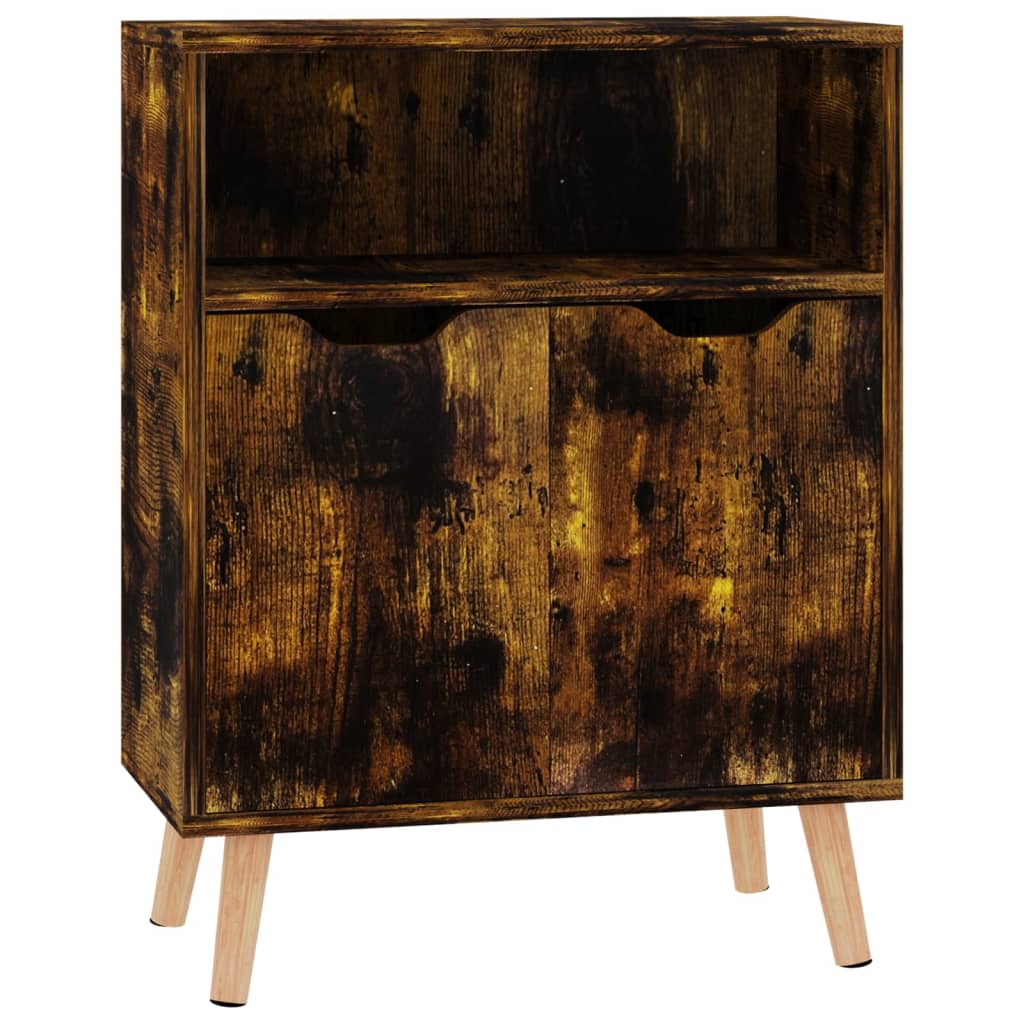 Buffet 60x30x72 cm en bois travaillé