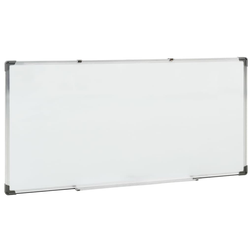 Whiteboard magnetisch 50x35 cm staal wit