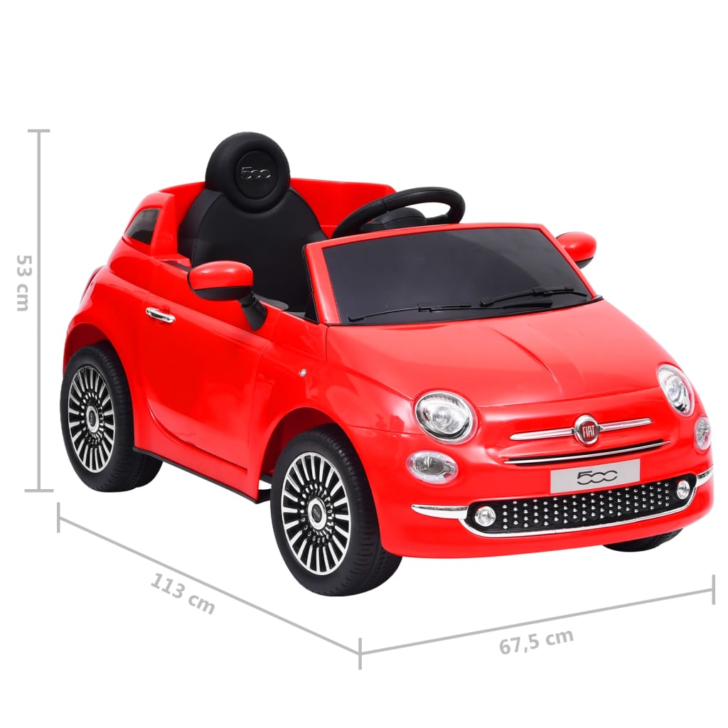 Voiture pour enfants Fiat 500 électrique