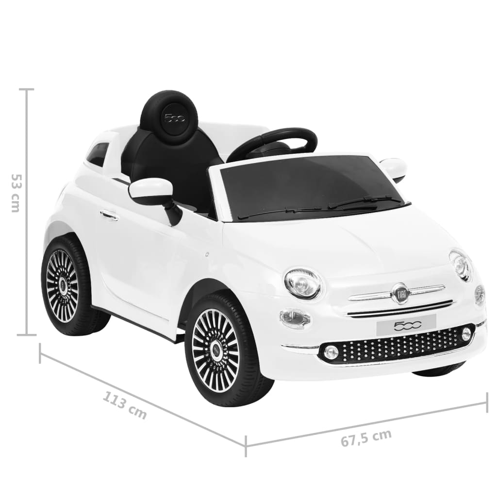 Voiture pour enfants Fiat 500 électrique