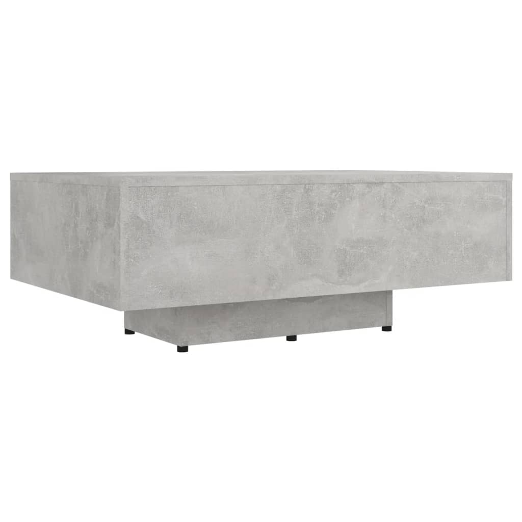 Table basse 100x49,5x31 cm en dérivé du bois, coloris chêne