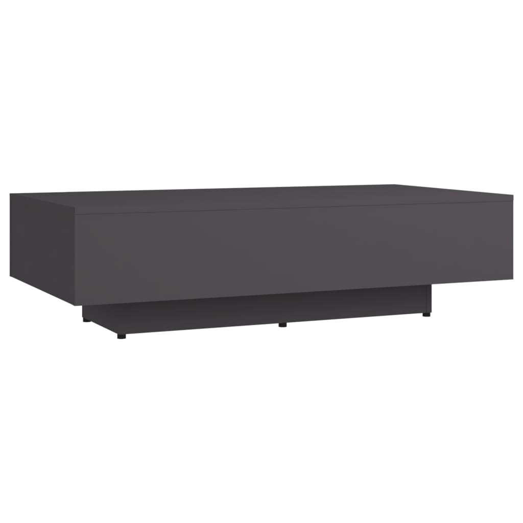 Table basse 100x49,5x31 cm en dérivé du bois, coloris chêne