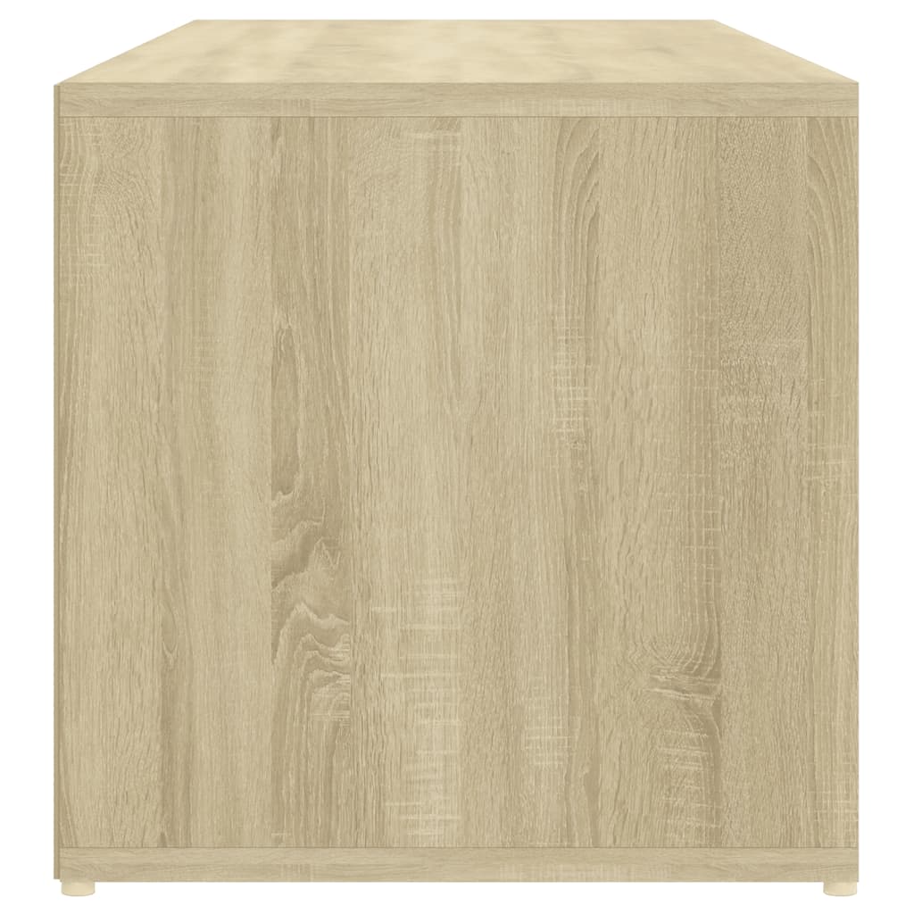 Schoenenopbergbank 105x35x35 cm bewerkt hout