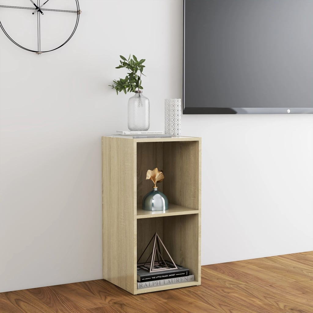 Meuble TV 72x35x36,5 cm en bois travaillé