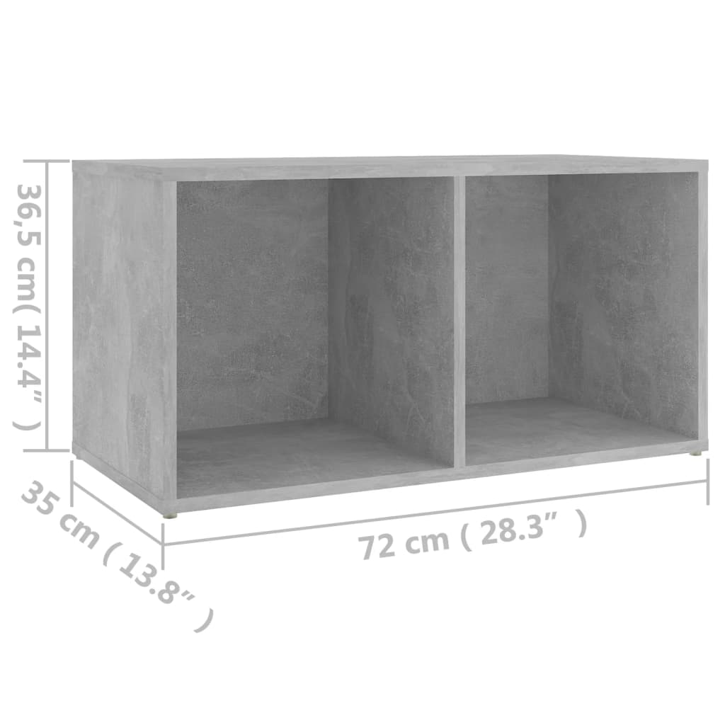 Meuble TV 72x35x36,5 cm en bois travaillé