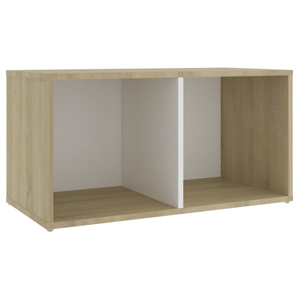 Meuble TV 72x35x36,5 cm en bois travaillé