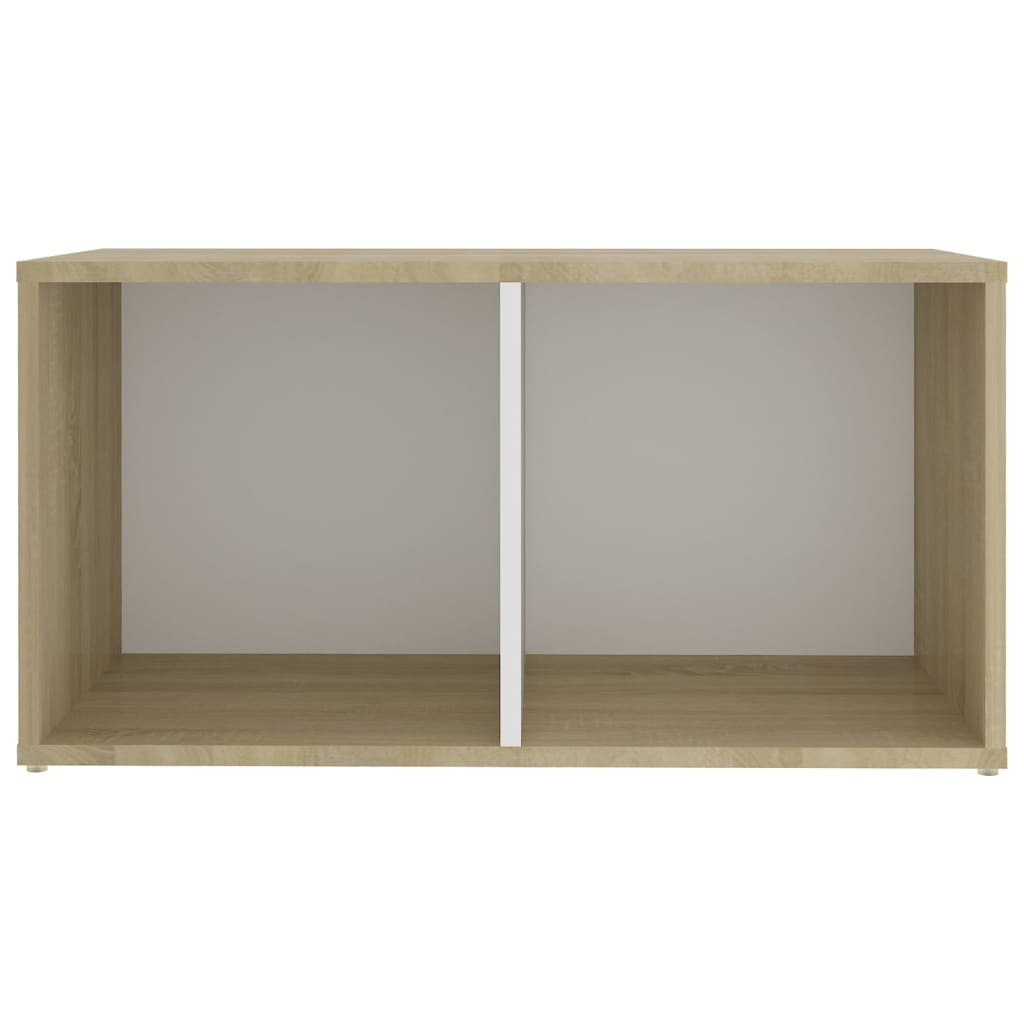 Meuble TV 72x35x36,5 cm en bois travaillé