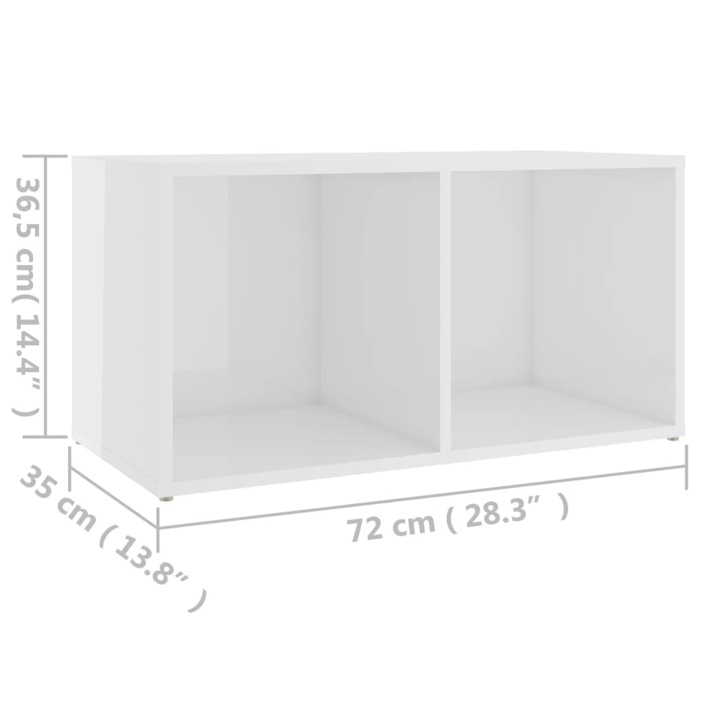 Tv-meubel 72x35x36,5 cm bewerkt hout