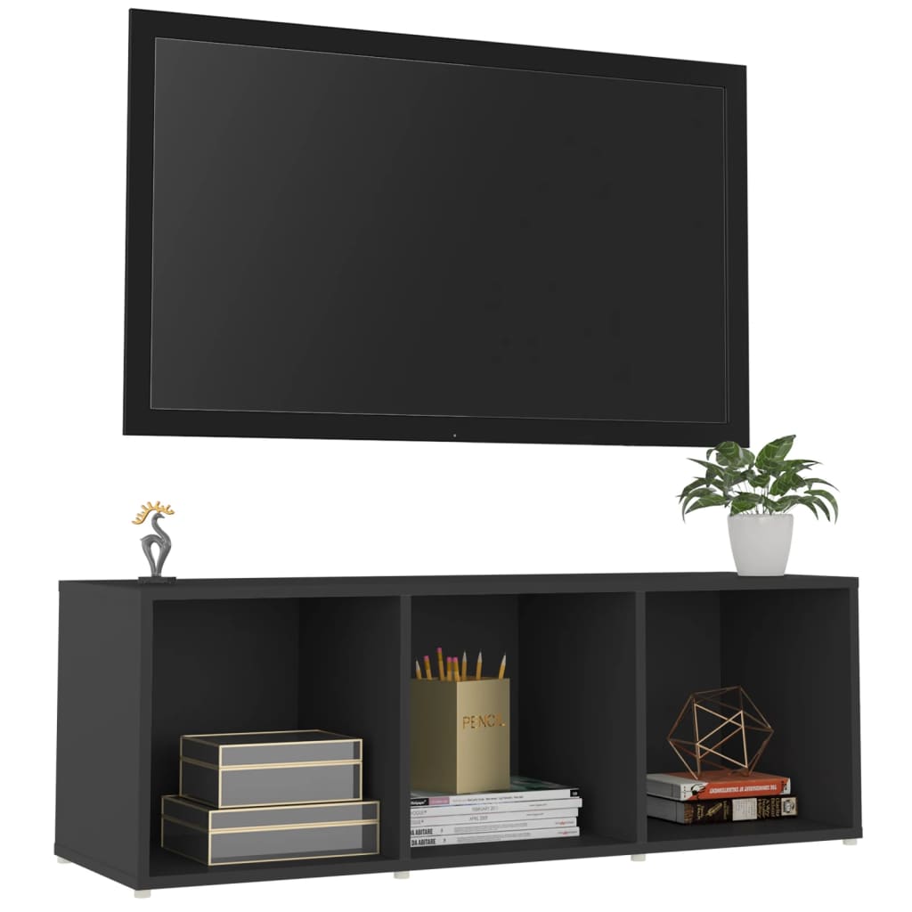 Meuble TV 72x35x36,5 cm en bois travaillé