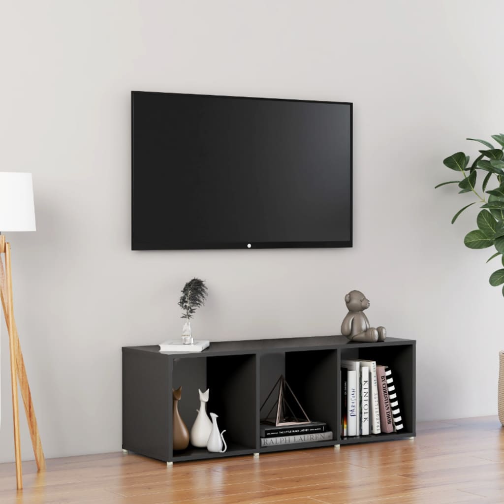 Meuble TV 72x35x36,5 cm en bois travaillé