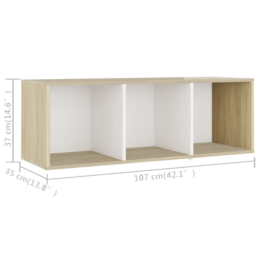 Meuble TV 72x35x36,5 cm en bois travaillé