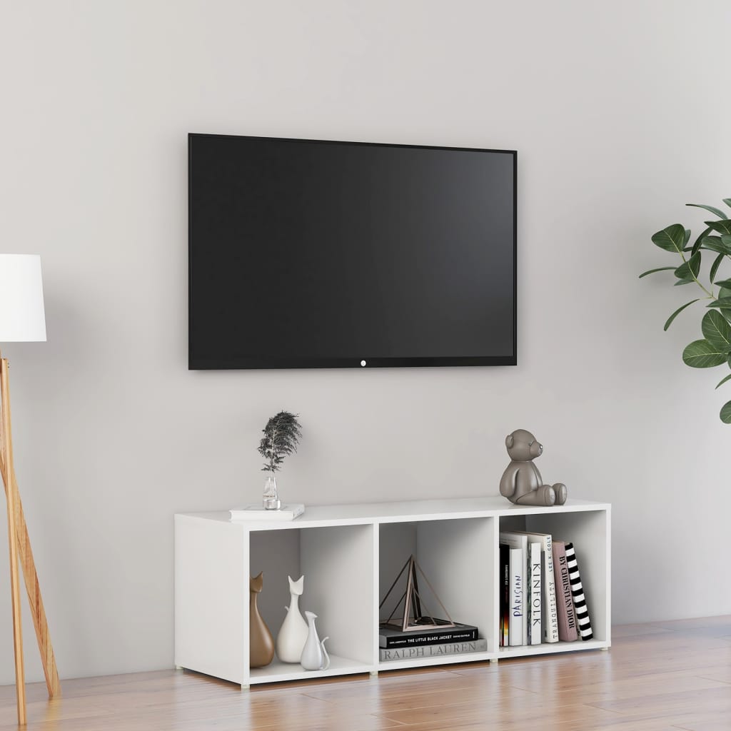 Meuble TV 72x35x36,5 cm en bois travaillé