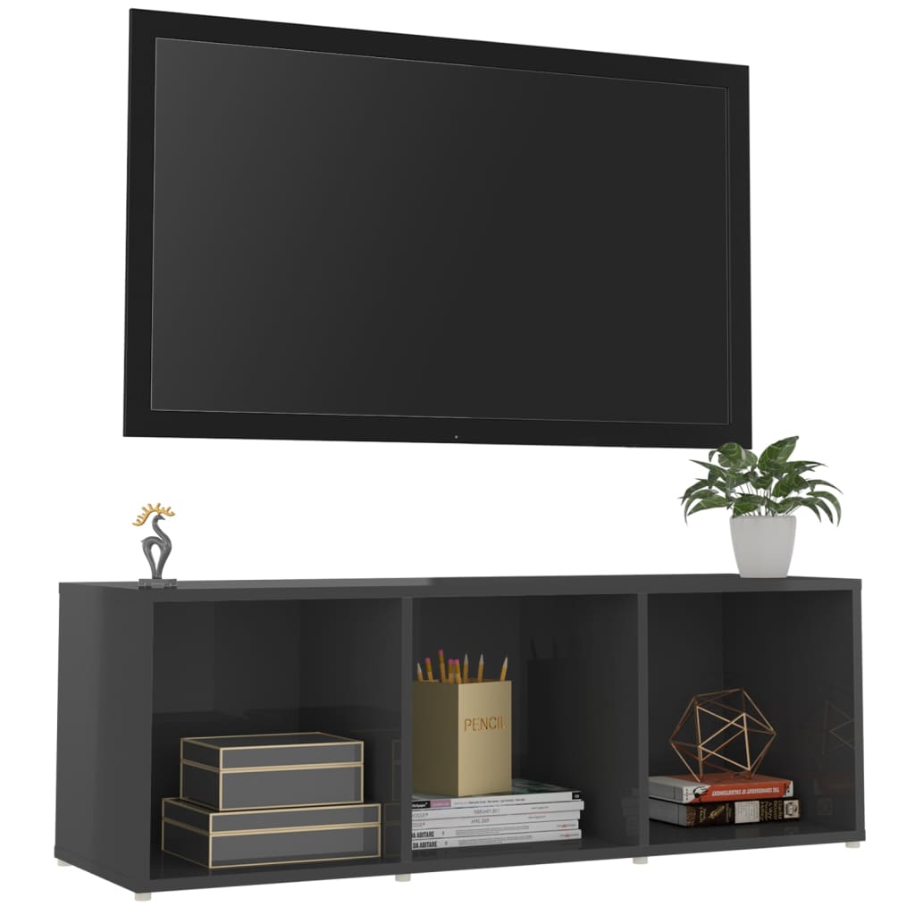 Meuble TV 72x35x36,5 cm en bois travaillé