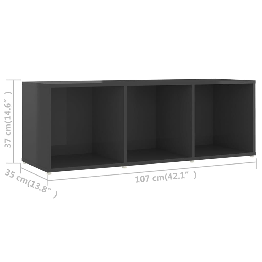 Meuble TV 72x35x36,5 cm en bois travaillé