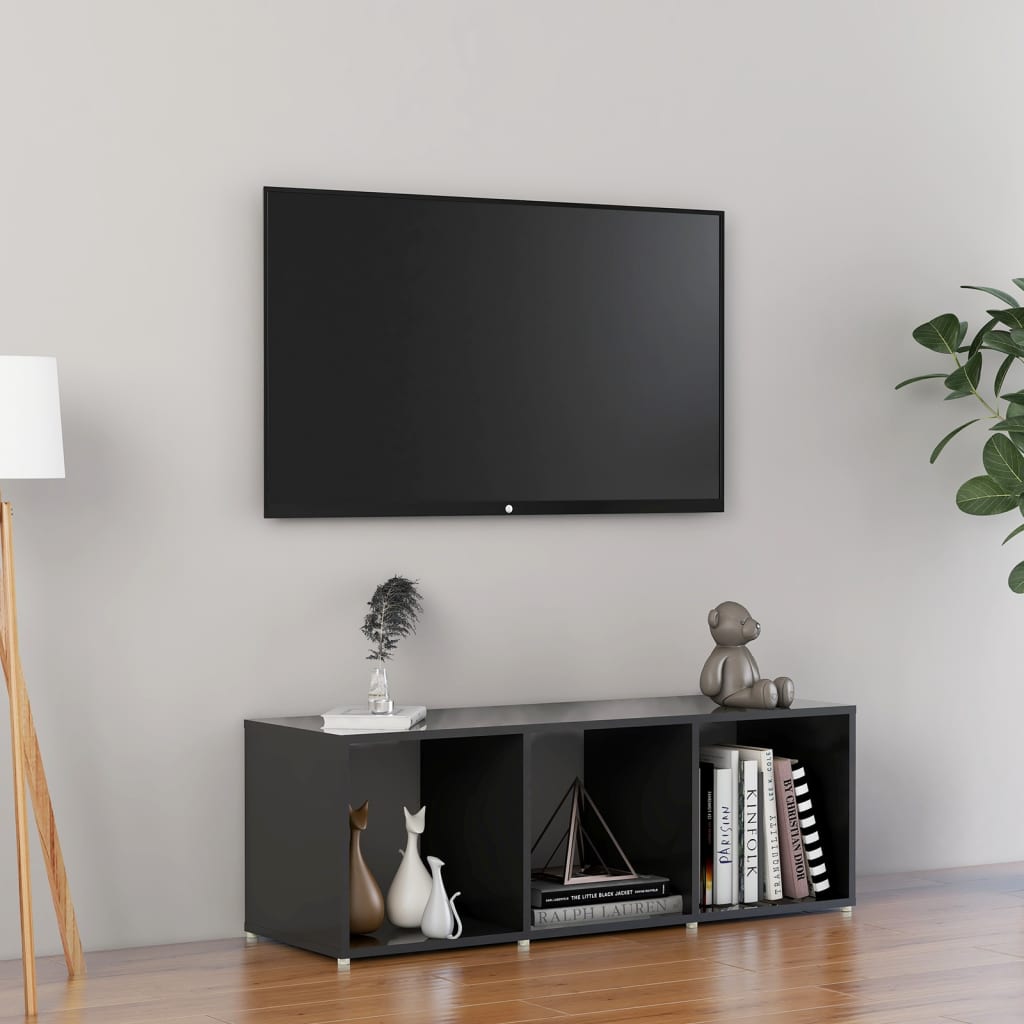 Meuble TV 72x35x36,5 cm en bois travaillé