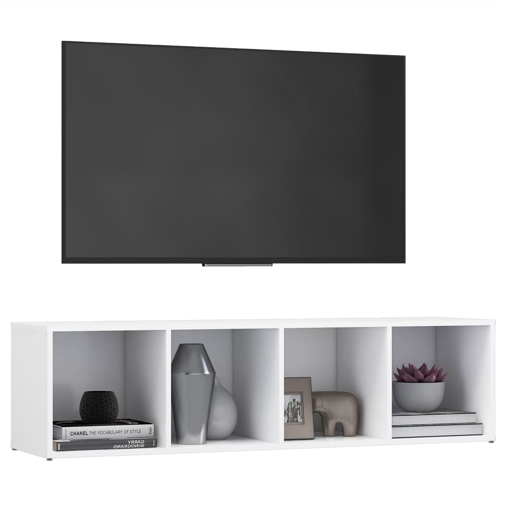 Meuble TV 72x35x36,5 cm en bois travaillé