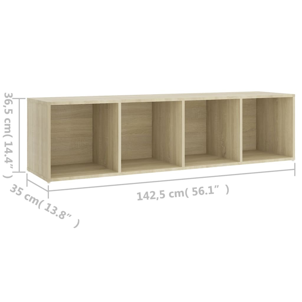 Meuble TV 72x35x36,5 cm en bois travaillé