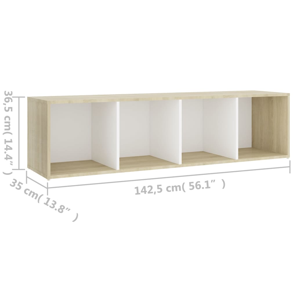 Meuble TV 72x35x36,5 cm en bois travaillé