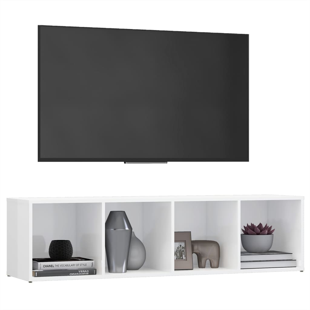 Meuble TV 72x35x36,5 cm en bois travaillé