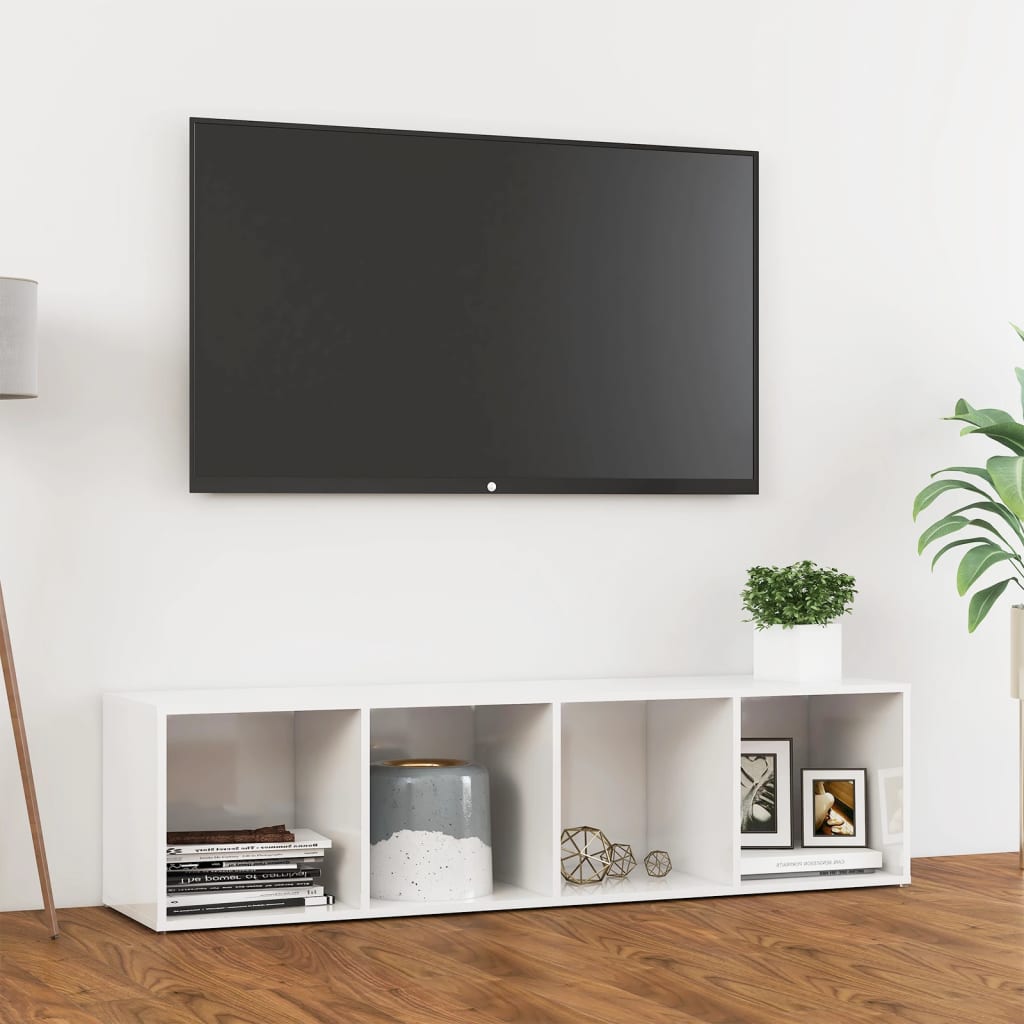 Meuble TV 72x35x36,5 cm en bois travaillé