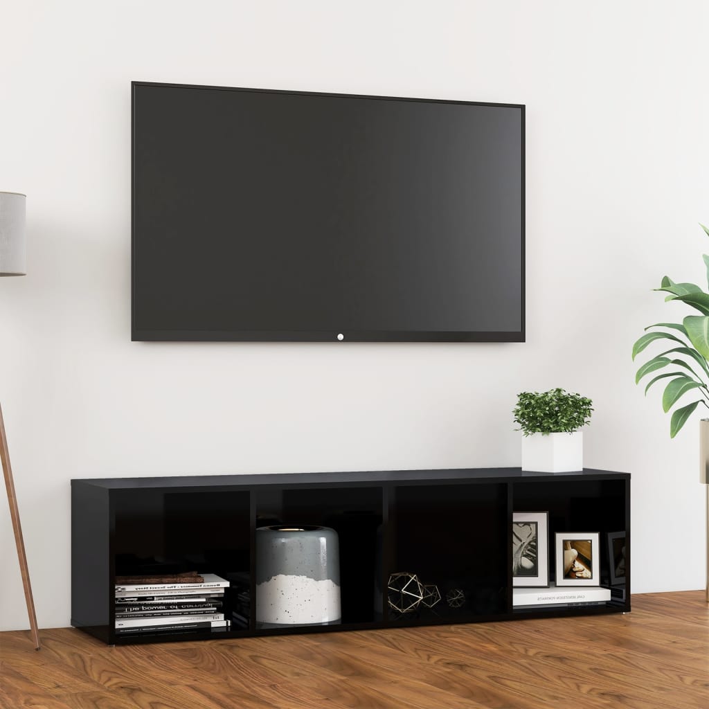 Meuble TV 72x35x36,5 cm en bois travaillé