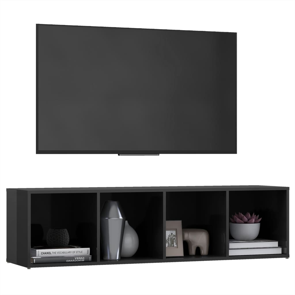 Meuble TV 72x35x36,5 cm en bois travaillé