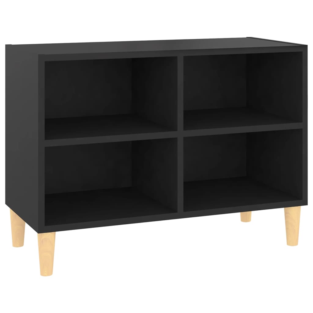 Tv-meubel met houten poten 69,5x30x50 cm sonoma eikenkleurig