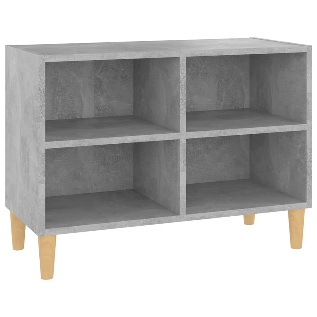 Tv-meubel met houten poten 69,5x30x50 cm sonoma eikenkleurig