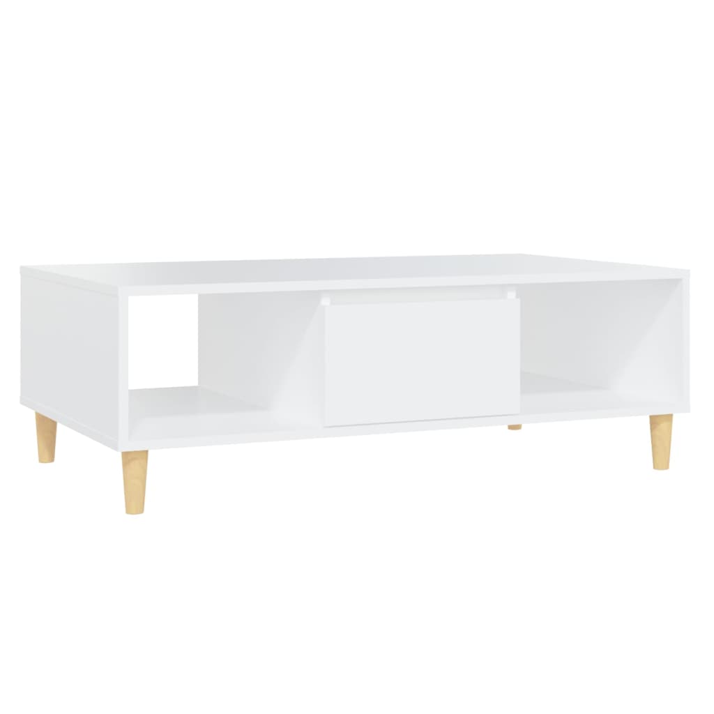 Table basse 103,5x60x35 cm en bois travaillé