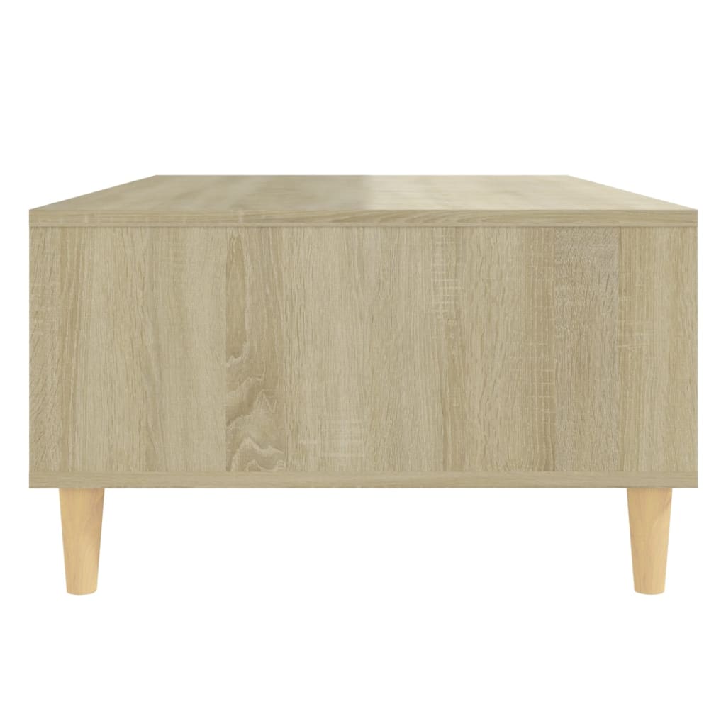 Table basse 103,5x60x35 cm en bois travaillé