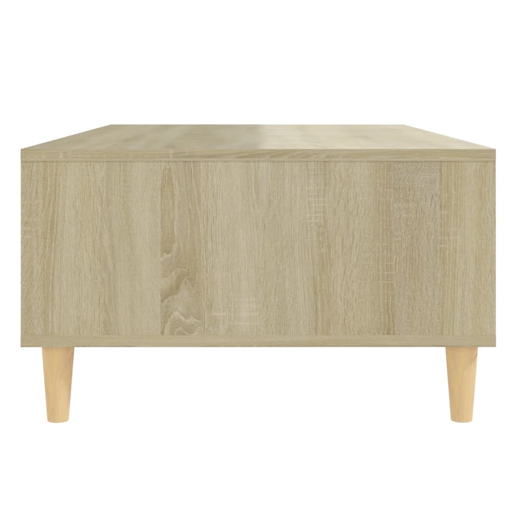 Table basse 103,5x60x35 cm en bois travaillé