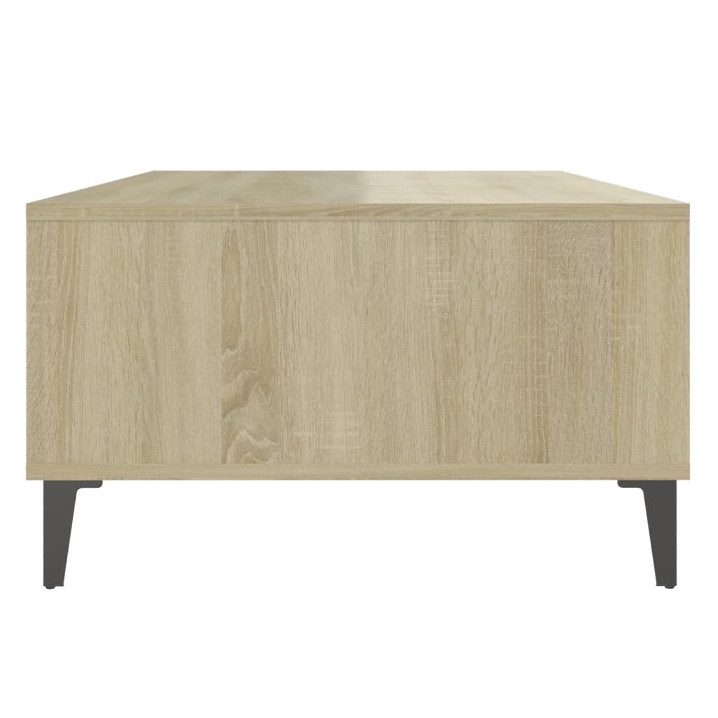 Table basse 103,5x60x35 cm en bois travaillé